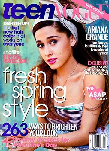 Teen Vogue Magazine (February, 2014) Ariana Grande Cover - Image 1