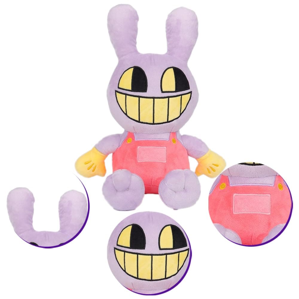 The Amazing Digital Circus Plush,Cute Jax Pomni Kinger Zooble Bubbles Caine Stuffed Plushie Christmas Birthday Gifts thumbnail 2