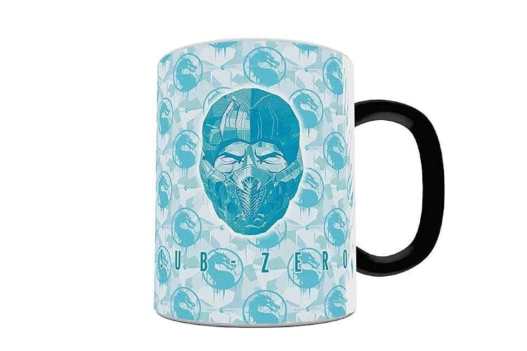 Morphing Mugs Mortal Kombat – 2021 – Sub-Zero – One 11 oz Color Changing Heat Sensitive Ceramic Mug – Image Revealed When HOT Liquid Is Added! thumbnail 7