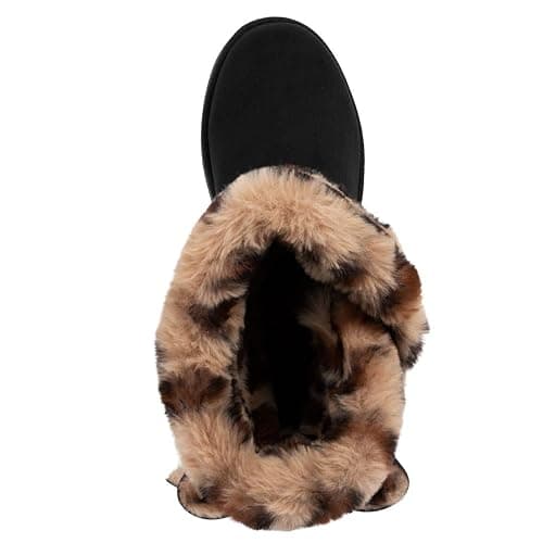 Juicy Couture Women's Slip On Winter Snow Boots Warm & Insulated Fur Lining Comfortable Fashion Booties thumbnail 4