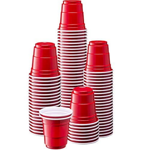 GUSTO [2 oz. - 100 Count Mini Shot Glasses Disposable - Red Jello Shot Cups for Parties and Events (Formerly Comfy Package) - Image 1