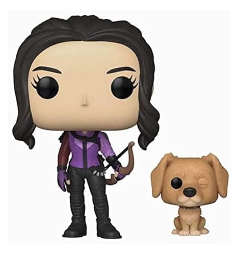 Funko Pop! & Buddy Marvel: Hawkeye - Kate Bishop with Lucky Pizza Dog Vinyl Bobblehead - Kate Bishop w/Dog