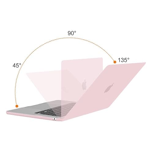 MOSISO Compatible with MacBook Air 13 inch Case M5 2026 M4 2025 M3 M2 2024-2022 A3449 A3240 A3113 A2681, Hard Shell&Keyboard Cover&Screen Film&Type C for MacBook Air 13.6 inch Case, Baby Pink thumbnail 8