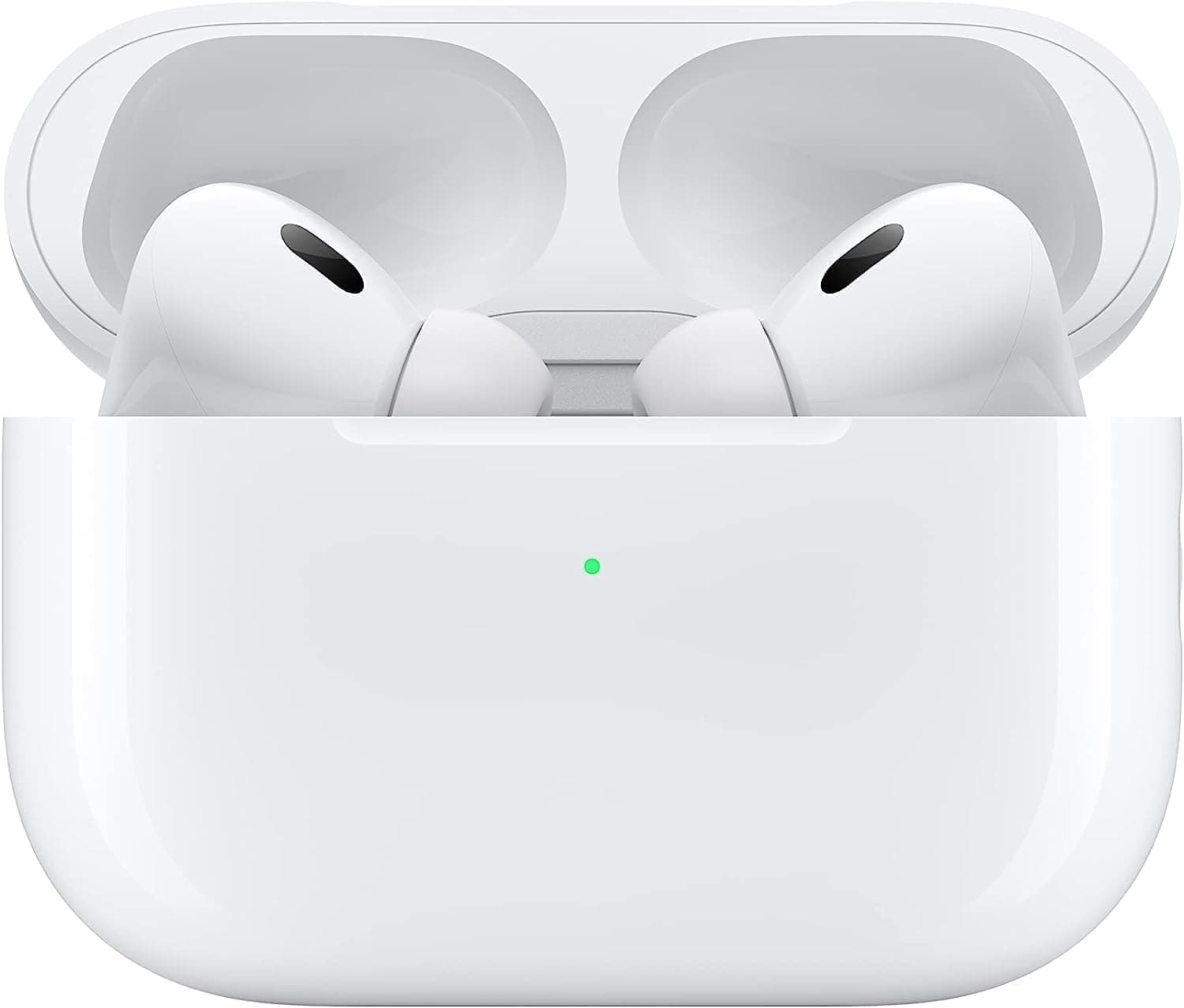 AUTENTICOS AUDIFONOS para iPhone, Air pods (2nda) con Estuche de Carga y Cable de alimentacion, audifonos Blanco - Image 1