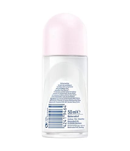 Nivea Pure Pearl & Beauty Roll-On Deodorant 50 ml Antiperspirant Roller for Nourished Armpit Skin 48-Hour Deodorant with Antibacterial Protection thumbnail 6