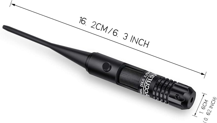 EZshoot Bore Sight Kit for .17 to 12GA Calibers BoreSighter with Button Switch Red Laser Bore Sight thumbnail 5