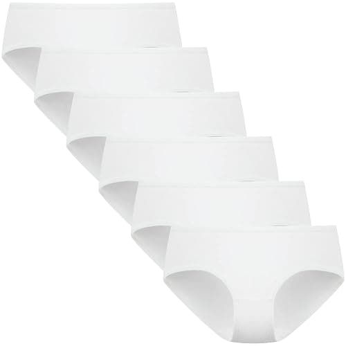 POPKOK Teen Girls Underwear Cotton Brief Panties 6 pack - Image 1