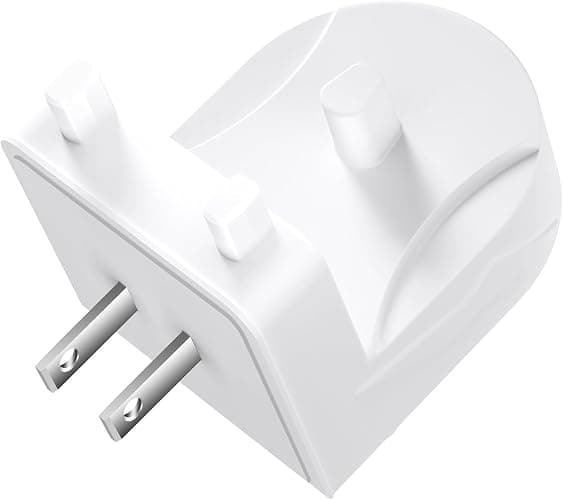 Teeteck Toothbrush Wall Charger for Braun Oral-B Electric Toothbrush,Replacement Model 3757 Wireless Charger Base-Waterproof & Portable- Ideal for Bathroom and Travel (Bright White, CA) - CA - Bright White - Image 1