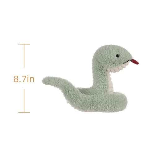 Apricot Lamb Snake Plush Soft Stuffed Animals Plushies Light Green thumbnail 3