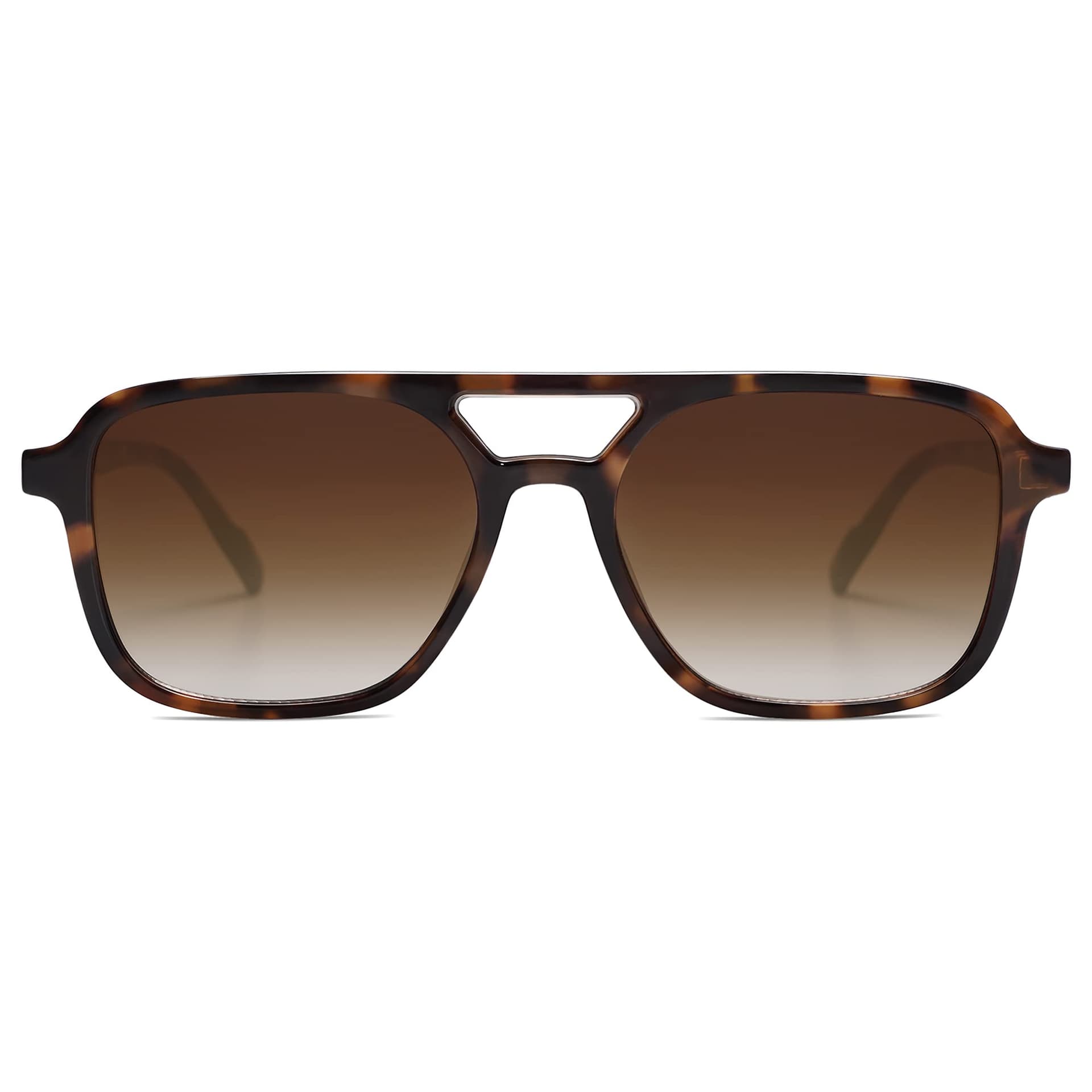 SOJOS Retro Aviator Sunglasses for Women Men, Trendy Rectangle Womens Mens Shades Sun Glasses SJ2202 thumbnail 2