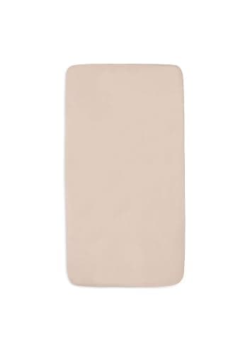 Jollein Lot de 2 draps-Housses en Jersey - pour Berceau - Rose Sauvage - Biscuit - 40/50 x 80/90 cm - 100% Coton - Certifié Oeko-TEX thumbnail 2