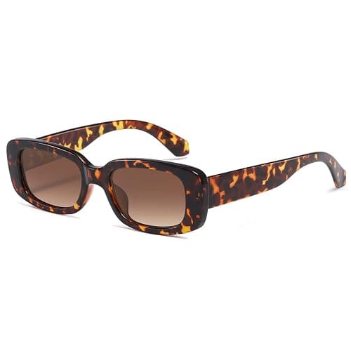 kimorn Rectangle Sunglasses for Women Men Trendy Retro Fashion Sun Glasses 90’s Vintage UV 400 Protection Square Frame K1200 - Image 1