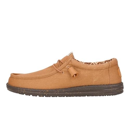 HEYDUDE Men’s Wally Stretch Canvas Loafers | Comfortable Lightweight Slip-On Shoes for Men | Casual Walking, Travel & Everyday Comfort - Image 1