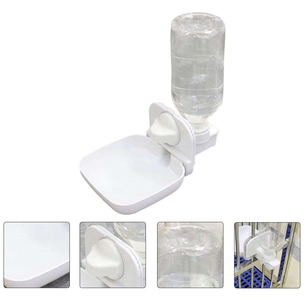 GALPADA 450Ml Automatic Water Feeder Rabbit Water Bottle for Small Pets No-Drip Function Suitable for Ferrets and Chinchillas thumbnail 5
