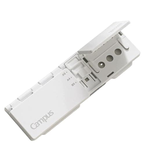 8-Hole Paper Punch, Compact Manual Lever Puncher for Binder Sheets and Planner Refills, Portable Desk Hole Punch - Image 1