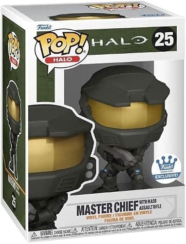 Funko POP! Halo | Master Chief – 25 | 20th Anniversary Funko Exclusive Protector and Box Include - Image 1