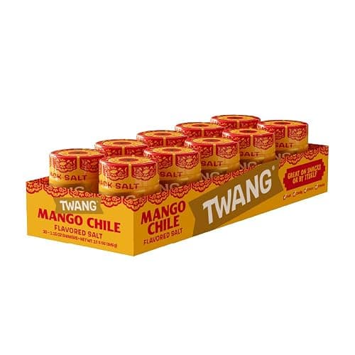 Twangerz Mango Chile Seasoning Salt Snack Topping, 1.15-Ounce Shaker (Pack of 10) thumbnail 2
