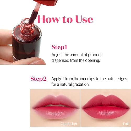 ETUDE Dear Darling Water Tint – Pomegranate Ade | Korean Lip Stain & Lip Tint for Hydrated Pink Lips, Smudge-Proof Long-Lasting Lip & Cheek Makeup | K-Beauty Gift, Stocking Stuffers thumbnail 5