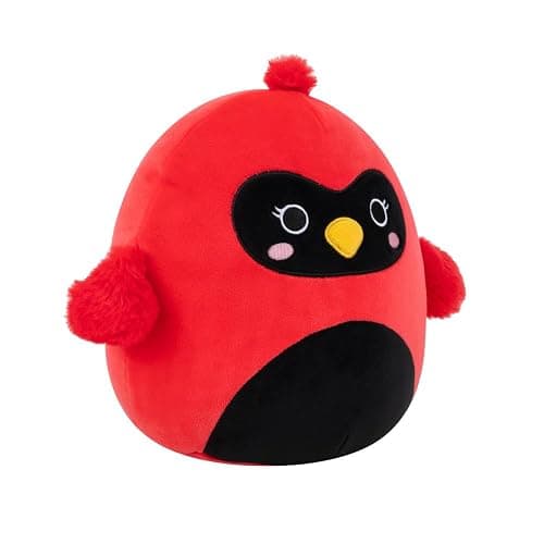 Squishmallows Original 8in Cazlan The Red Cardinal – Official Jazwares Plush (Little) thumbnail 3
