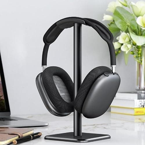 Headphone Stand, Headphone Holder, Headset Mount with Non-Slip Base for Headset Headphone (Black) thumbnail 9