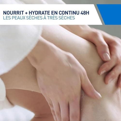 CeraVe - Baume Hydratant Corps et Visage - Peau Sèche, Très Sèche et Atopique - 48H d'Hydratation - Acide Hyaluronique + 3 Céramides - Texture Riche, Non Collante - Sans Parfum, Non Comédogène - 454 g thumbnail 5