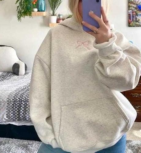 YEMOCILE Women's Black Rose Pattern People are Poison Letter Print Hoodie Sweatshirt thumbnail 2