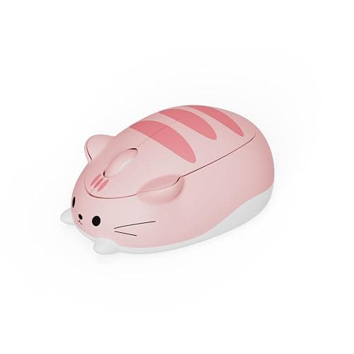 Akko Cat Theme Wireless Gaming Mouse Pink, Tri-Mode Mouse BT3.0/BT5.0/2.4G, Cute Optical Cordless Cartoon Mice for Computer/Laptop/Desktop/PC, Compatible with Mac/Win (Pink Angie) thumbnail 4