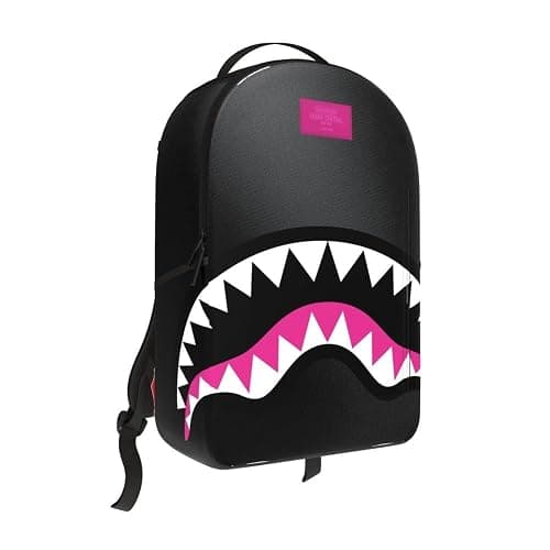 Sprayground SHARK CENTRAL NYLON BLACK PINK' of ASIN 'B0FDGYKSSS - Image 1