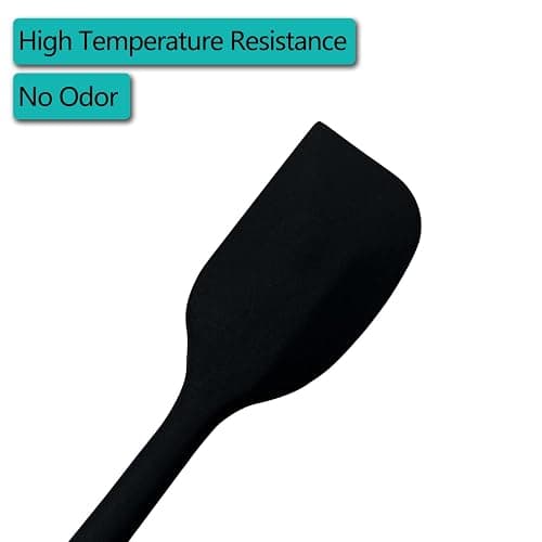 Silicone Spatula, Premium 2-Pack Kitchen Set: Heat-Resistant Silicone Utensils with Reinforced Steel Core - Includes Both Small and Large Sizes for All Your Cooking Needs thumbnail 4