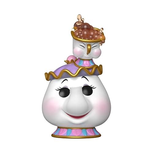 Funko POP! Disney Beauty and the Beast - Mrs. Potts with Chip | Official Merch - Collectable Vinyl Figurine for Shelf Display - Birthday Gift Idea for Fans and Collectors thumbnail 2