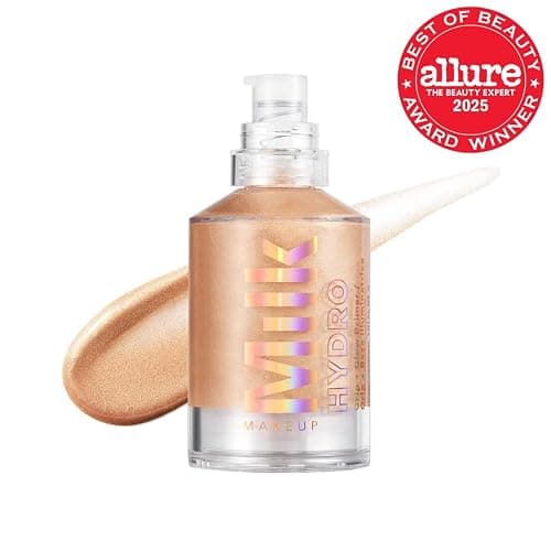 Milk Makeup Hydro Grip + Glow Primer with Hyaluronic Acid – Illuminating Face Primer Grips Makeup for Up to 12 Hours – Silicone-Free, Hydrating Formula with Radiant, Golden Finish – 1 oz thumbnail 2