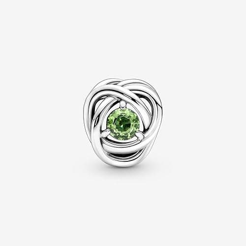 PANDORA True Red Eternity Circle Charm - Compatible Moments - Gift for Her - Made with Sterling Silver and Man-made Crystals - with Gift Box thumbnail 4