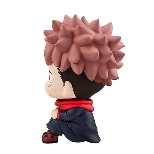 Puruuige Itadori Yuji Figure Anime Itadori Yuji Figurine 3.93'' Look Up Pose Model Statue PVC Cute Cake Topper Decoration thumbnail 3