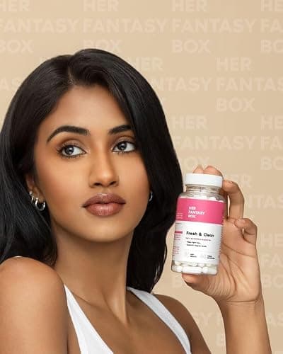 Her Fantasy Box | Ultimate Glow-Up Kit | Probiotics, Chlorophyll Capsules, Suppositories, Body Oil, Yoni Oil & pH Shower Gel – Detox, Hydration & Feminine Wellness Bundle thumbnail 9