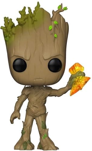 Funko POP! Marvel: Avengers Infinity War - Groot with Stormbreaker -,Multicolor, Standard thumbnail 2