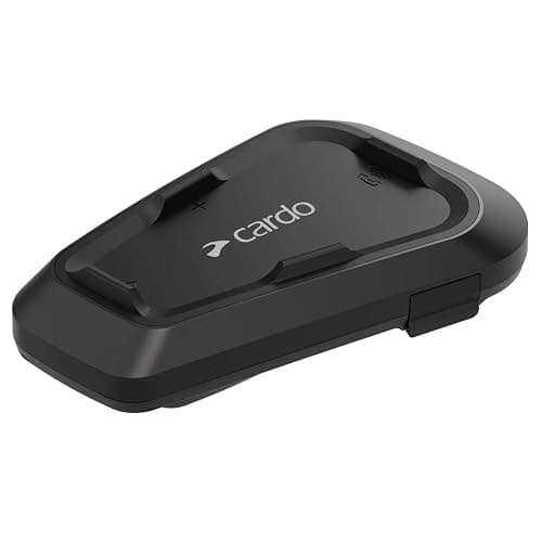 Cardo Systems Spirit Motorcycle Bluetooth Communication Headset, 2-Way Bluetooth, Thin 32mm Speakers, Waterproof, Universal Connectivity - Single Pack thumbnail 3