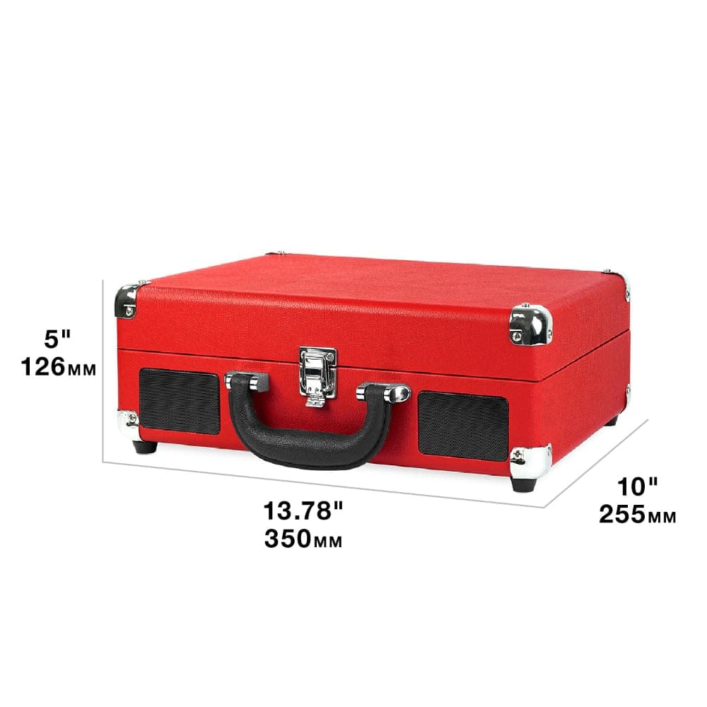 Victrola VSC-550BT-BK VSC-550BT-BK Tornamesa Bluetooth Portable Modelo Suitcase Color Negro, Una Talla thumbnail 9