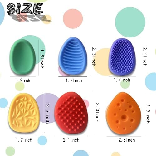 12PCS Random Color Fidget Toys Sensory Stone for Kids，Textured Soft Worry Stone for Autism Kids Calming - Fidget Stress Toys for Students Anxiety Relief - Small Prizes Fidget Toys thumbnail 2