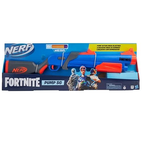 Nerf Fortnite Pump SG Blaster - Pump Action Mega Dart Blasting - Breech Load - 4 Official Mega Darts - for Youth, Teens, Adults thumbnail 3
