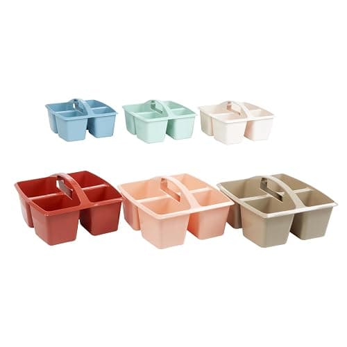 Really Good Stuff 4-Compartment Caddies - Boho, 6 Pack - Classroom Organization thumbnail 4
