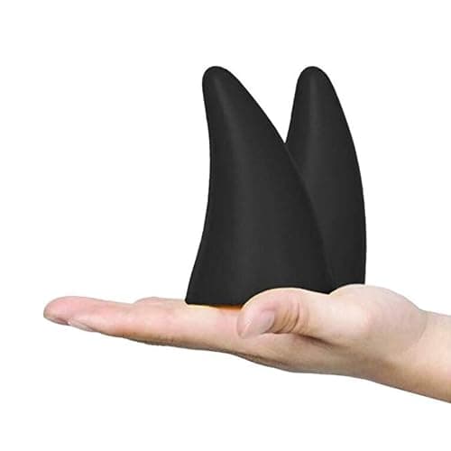 YGMONER Car 3D Devil Horns Sticker (Easy to Find Car in The Parking Lot) Halloween Car Roof Decor Elasticity Foam Bull Horns (Classic Black) thumbnail 9