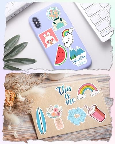 300 Pcs Stickers for Kids, Cute Water Bottle Vinyl Waterproof Laptop Stickers for Students Gifts School Supplies Classroom Teacher Prizes Stocking Stuffers Sticker Pack for Kids Girls Teens thumbnail 4