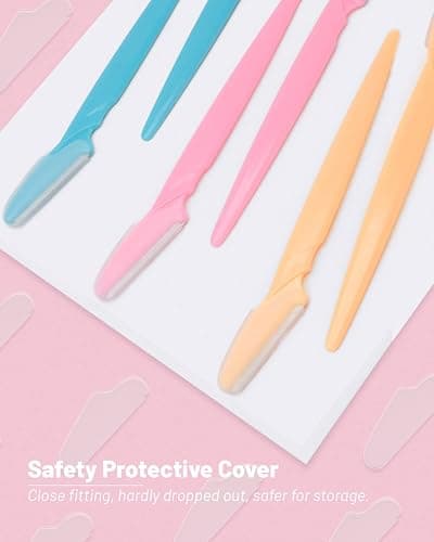 Eyebrow Razor for Women, 12 Pcs Dermaplaning Tool for Face Professional, Face Razor for Women Facial Hair Remover thumbnail 5