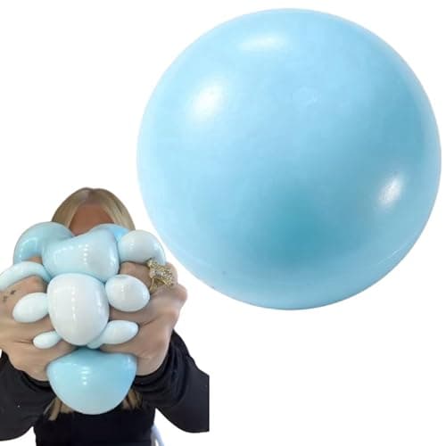 Squishy Dough Stress Ball, 8cm Squeeze Fidget Toy for Stress Relief | Soft Sensory Toy for Anxiety Relief and Focus, Cute Desk Decor for Office Home and Travel - Image 1
