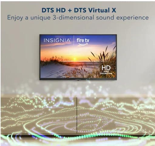 INSIGNIA 32" Class F20 Series LED HD Smart Fire TV, Voice Remote with Alexa, Free & Live TV thumbnail 10
