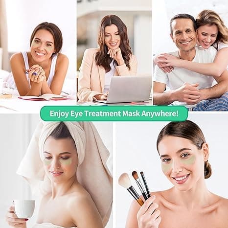 BREYLEE Aloe Vera Eye Masks– 60 Pcs - Puffy Eyes and Dark Circles Treatments – Look Younger and Reduce Wrinkles and Fine Lines Undereye, Improve and Firm eye Skin - Pure Natural Material Extraction thumbnail 3