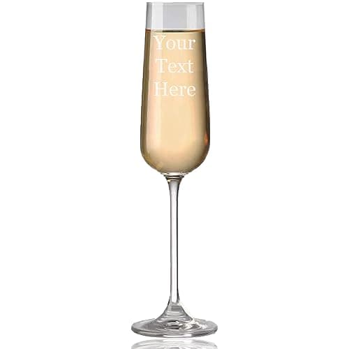 Personalized Champagne Flute