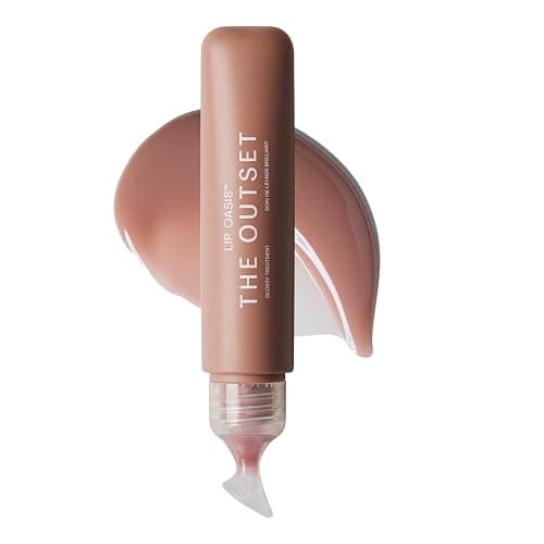 The Outset Lip Oasis Glossy Treatment | Skincare Essentials | Vegan | Gluten Free | Clean Beauty | Unisex for All Skin Types | Dune | 0.3 oz - Image 1