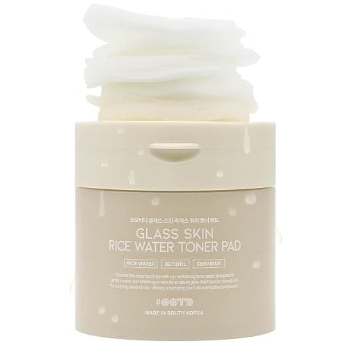 Toner Pads for Dry Dull Sensitive Skin Korean, #OOTD Retinol Ceramides Strengthen Skin Barrier Smoothing Hydrating, Toner Pad 70Pads 4.05oz 120ml - Image 1