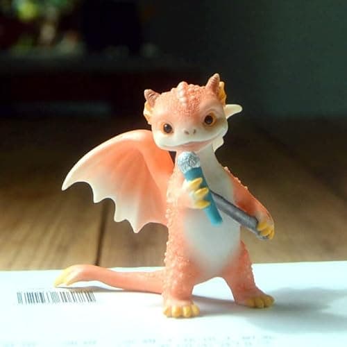 Gemmia Garden Miniature Fairy Dragon Figurine- Thinking Dragon thumbnail 4